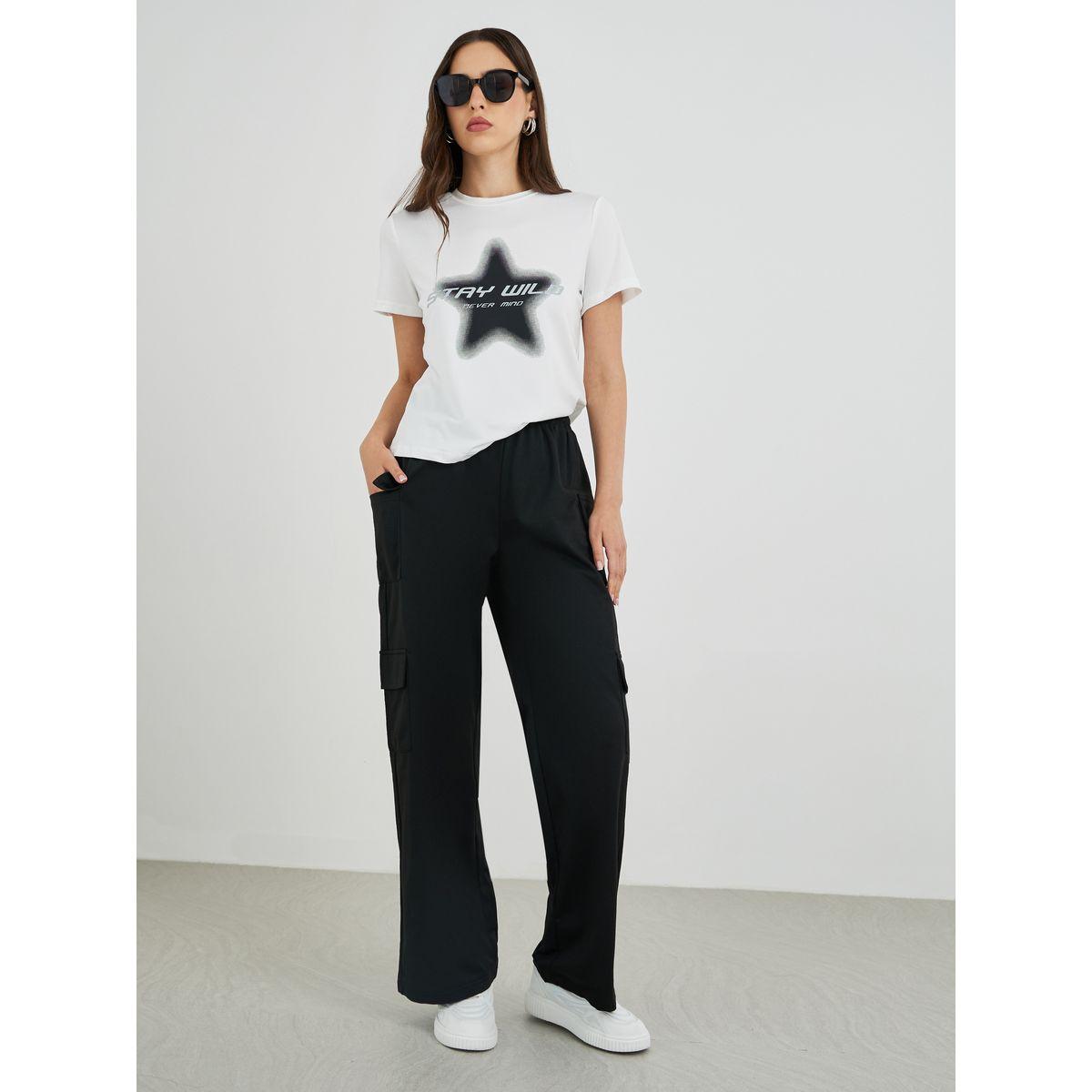 تيشيرت بطبعة جرافيك وأكمام قصيرة-women-clothing-tshirts-image-2