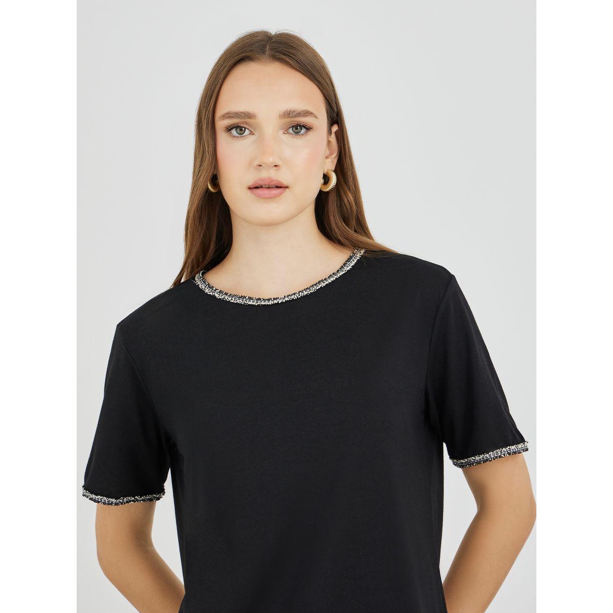 Styli Embellished Short Sleeve Regular Fit T-Shirt-women-clothing-tshirts-image-3