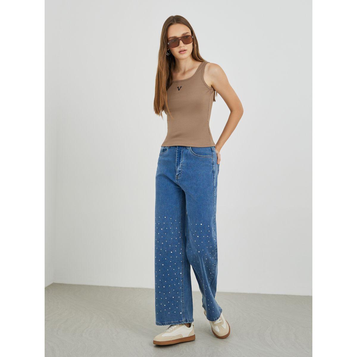 Styli Embroidery Detail Square Neck Top-women-clothing-shirtsandblouses-blouses-image-2