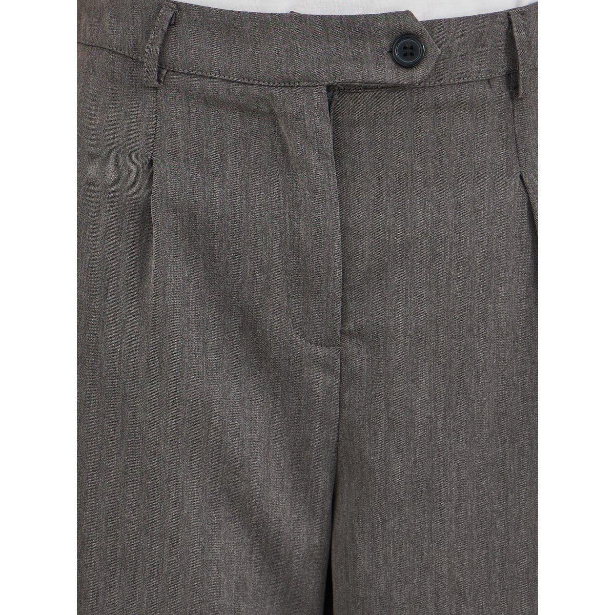 Styli Solid Mid Rise Straight Leg Pants-women-clothing-bottoms-trousers-image-3