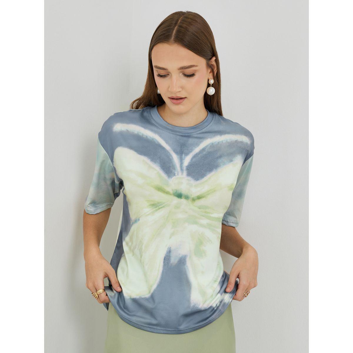 Styli Graphic Print Short Sleeve Oversized T-Shirt-women-clothing-tshirts-image-1
