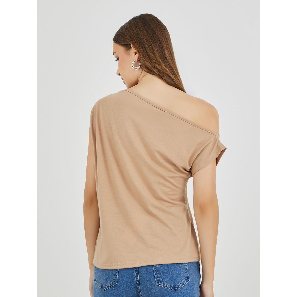 Styli Embellished One Shoulder Short Sleeve T-Shirt-women-clothing-tshirts-image-4