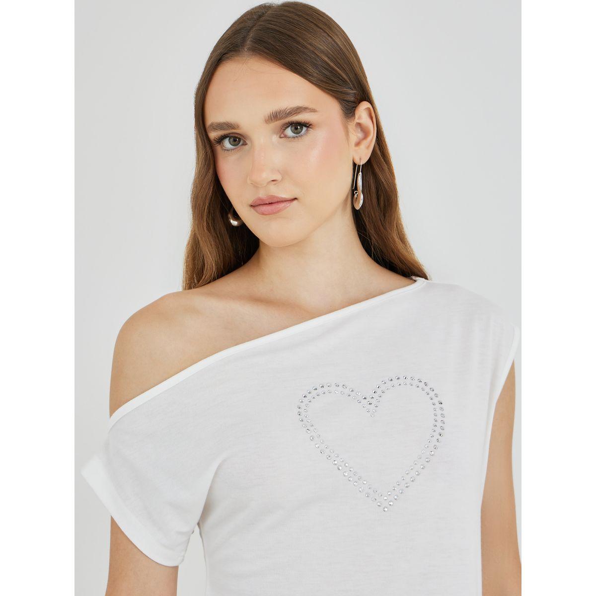 Styli Embellished One Shoulder Short Sleeve T-Shirt-women-clothing-tshirts-image-3