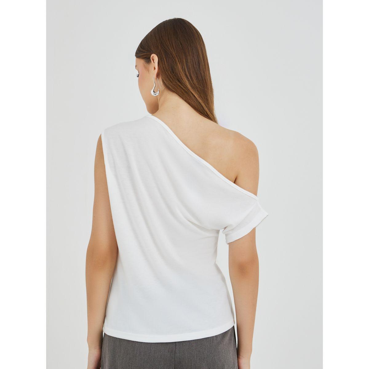 Styli Embellished One Shoulder Short Sleeve T-Shirt-women-clothing-tshirts-image-4