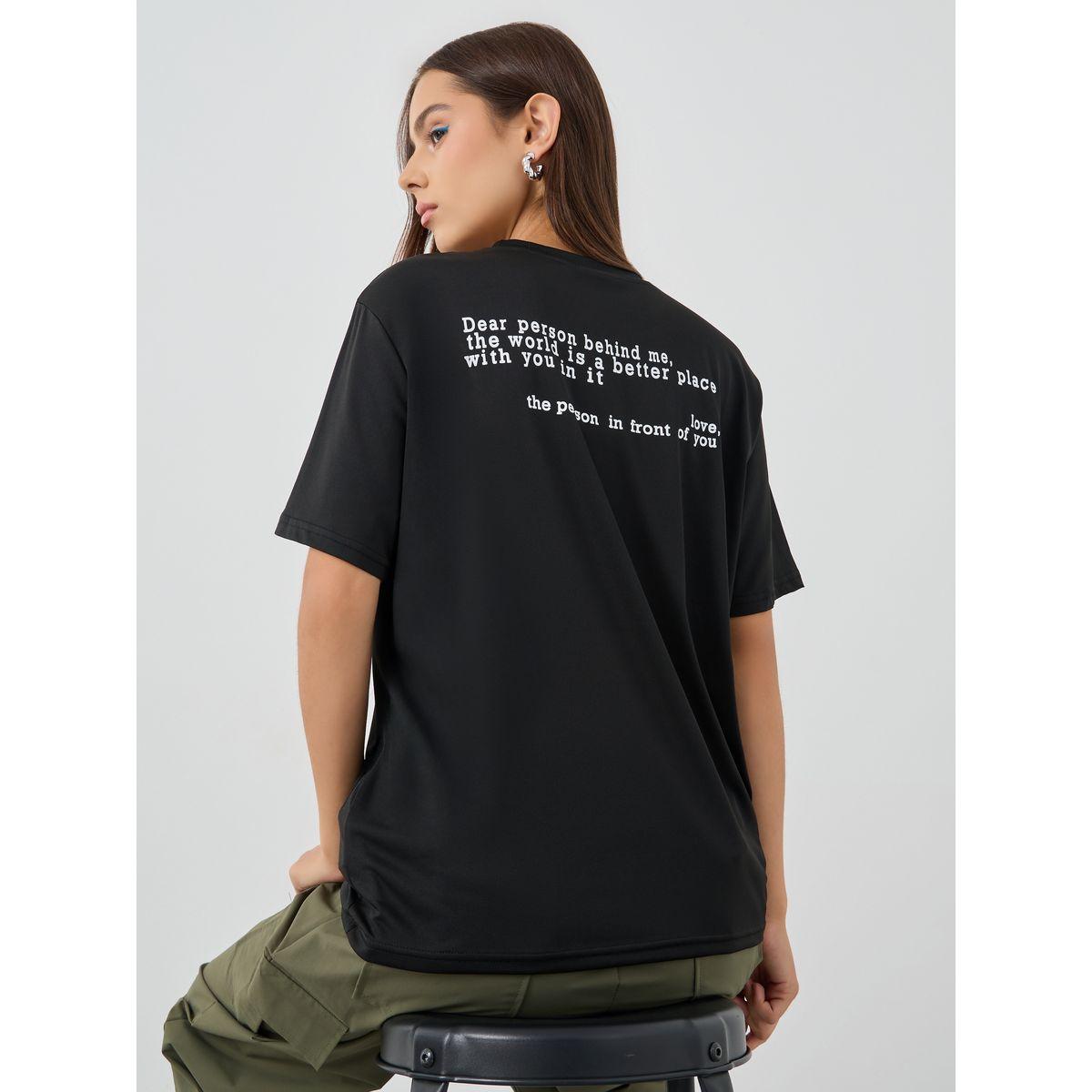 Styli Slogan Print Oversized T-Shirt-women-clothing-tshirts-image-1