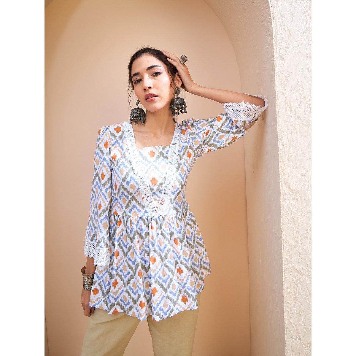 كورتي مُطبعة بالكامل-women-clothing-ethnicwear-kurtas-image-7