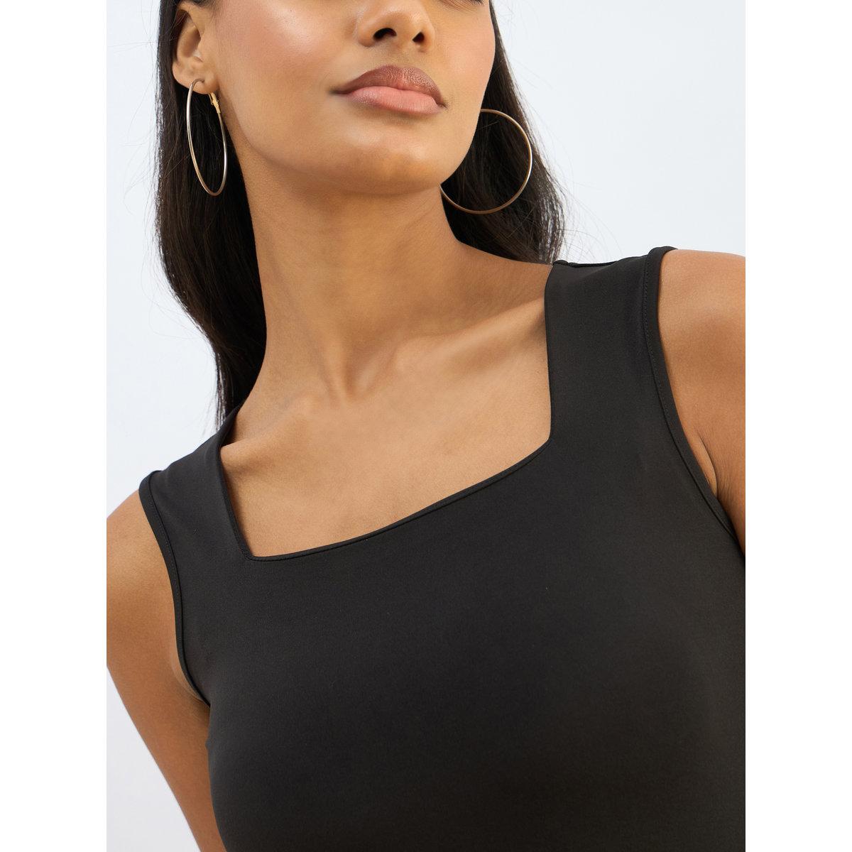 Sassafras Women Black Sleeveless Bodysuit-women-clothing-shirtsandblouses-blouses-image-4