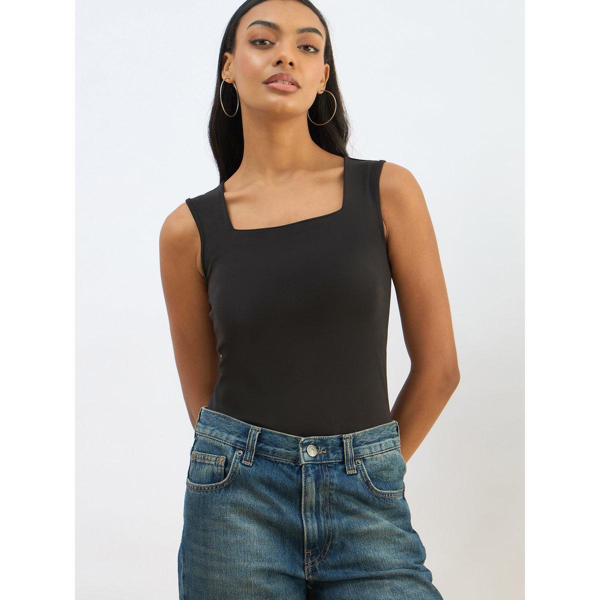 Sassafras Women Black Sleeveless Bodysuit-women-clothing-shirtsandblouses-blouses-image-8