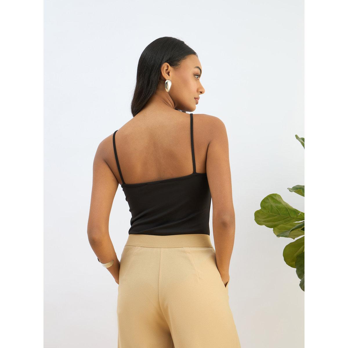 Sassafras Women Black Strappy Knit Bodysuit-women-clothing-shirtsandblouses-blouses-image-5