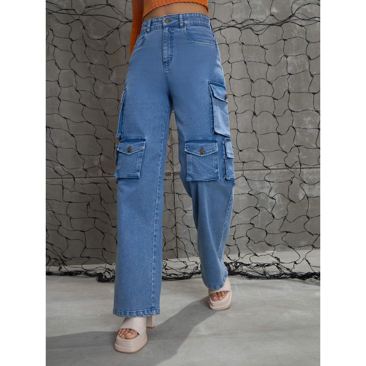 بنطال جينز بجيوب كارجو-women-clothing-bottoms-jeans-image-1