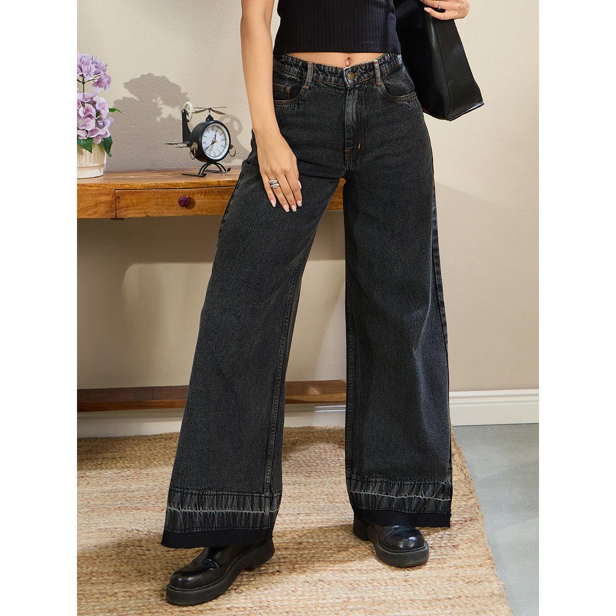 بنطال جينز بقصة أرجل واسعة-women-clothing-bottoms-jeans-image-1