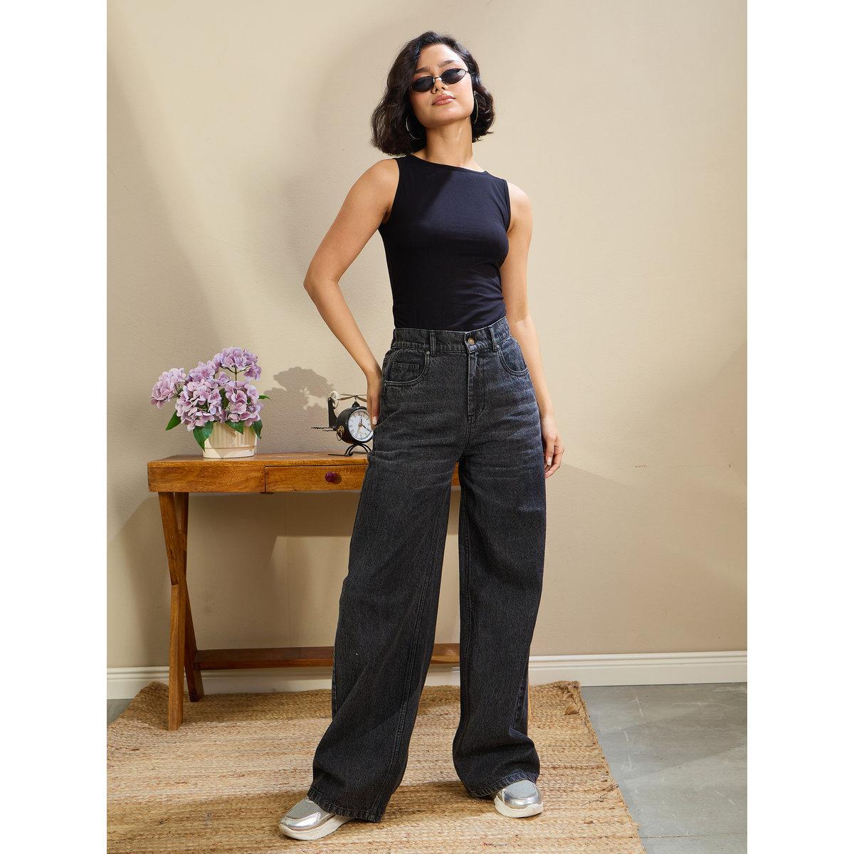 Sassafras Women High Rise Straight Fit Jeans-women-clothing-bottoms-jeans-image-2
