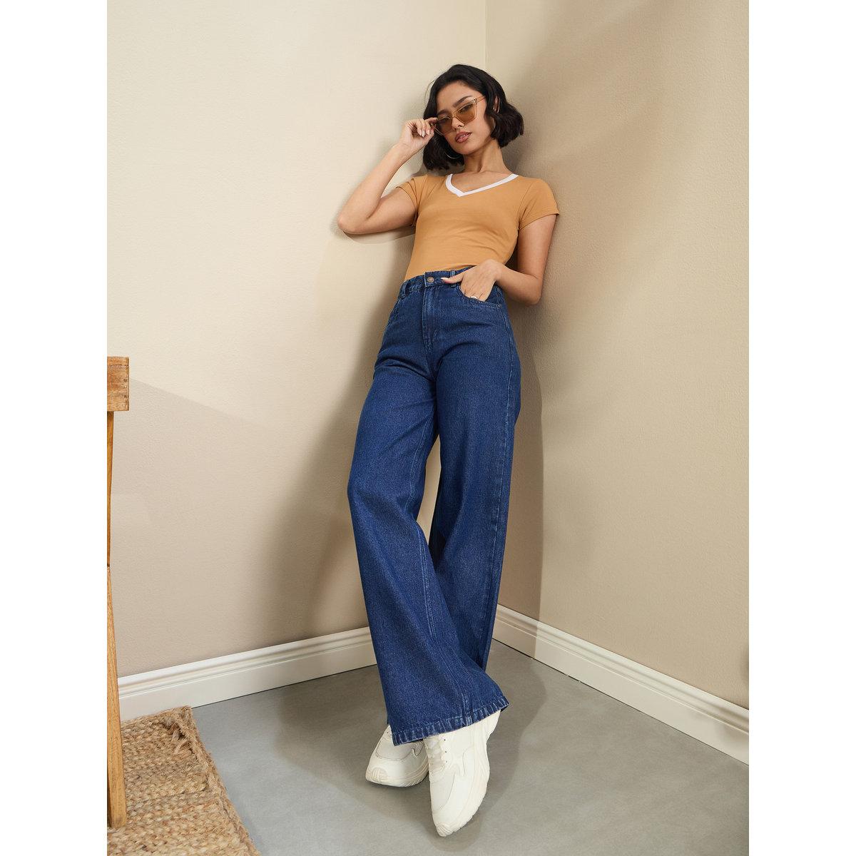بنطال جينز بقصة أرجل مستقيمة-women-clothing-bottoms-jeans-image-2