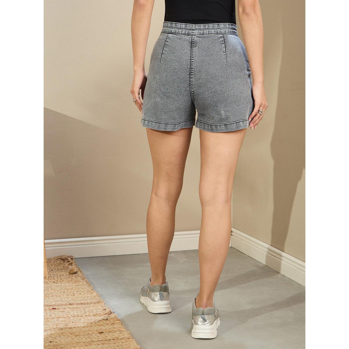 شورت بقصة دنيم بخصر عالي-women-clothing-bottoms-shorts-image-5