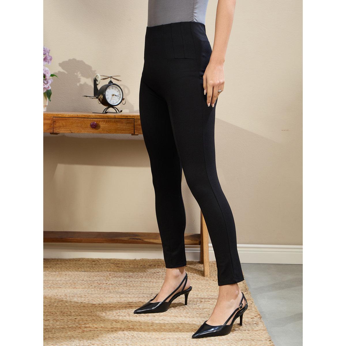 بنطال بقصة ضيقة وخصر عالي-women-clothing-bottoms-trousers-image-3