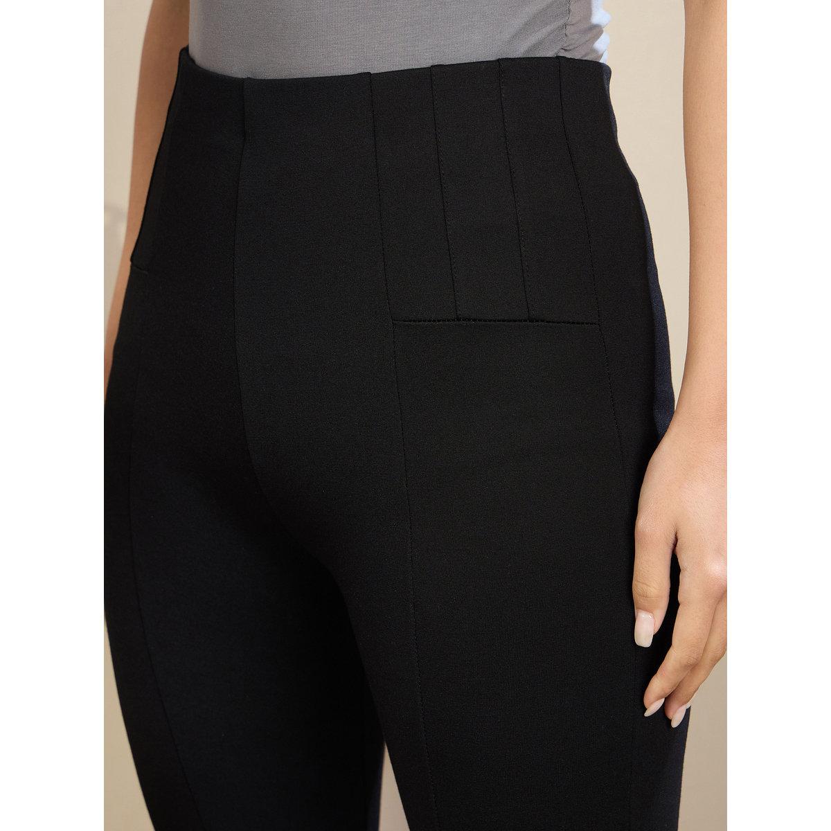 Sassafras Women Black High Rise Skinny Pants-women-clothing-bottoms-trousers-image-4