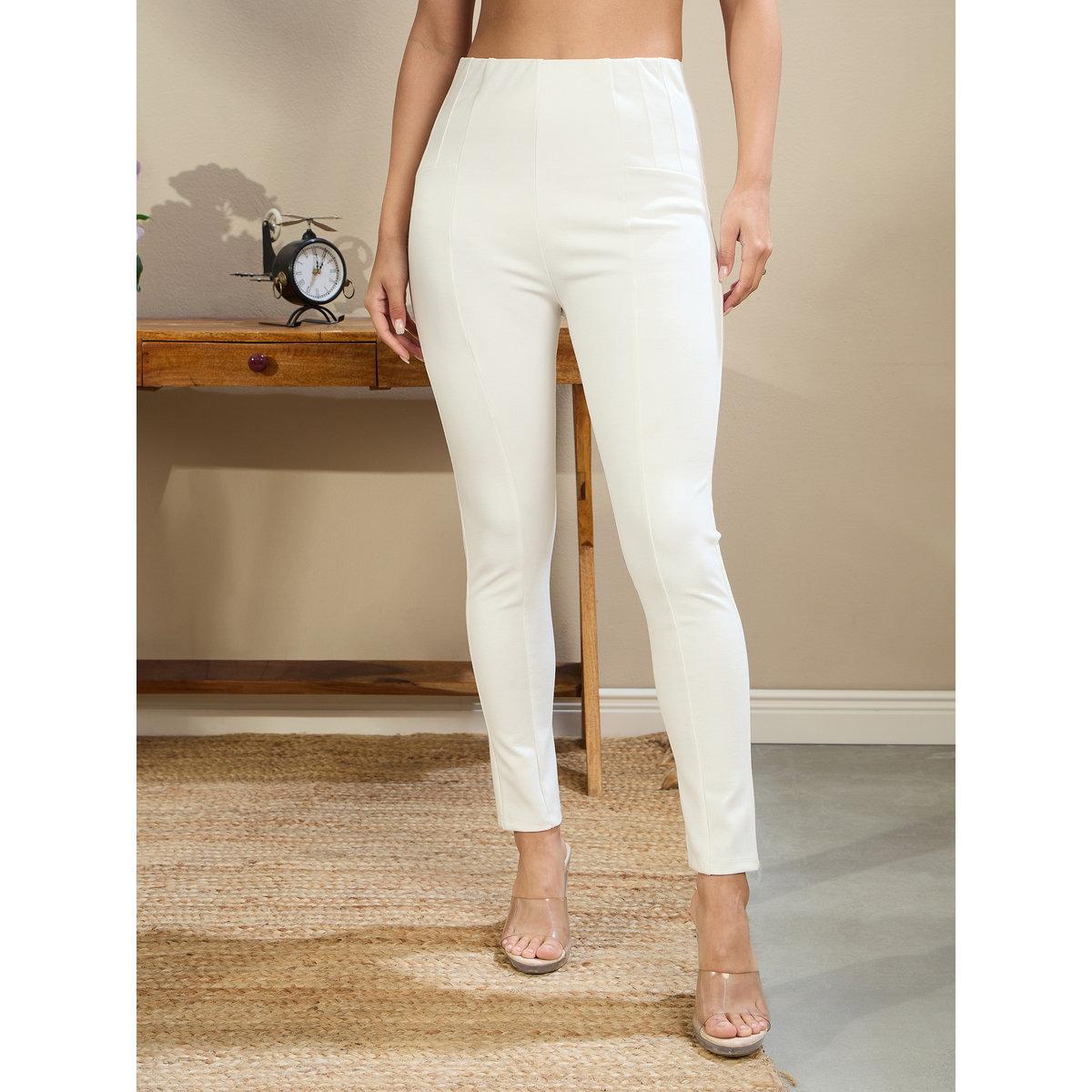 بنطال بقصة ضيقة وخصر عالي-women-clothing-bottoms-trousers-image-8