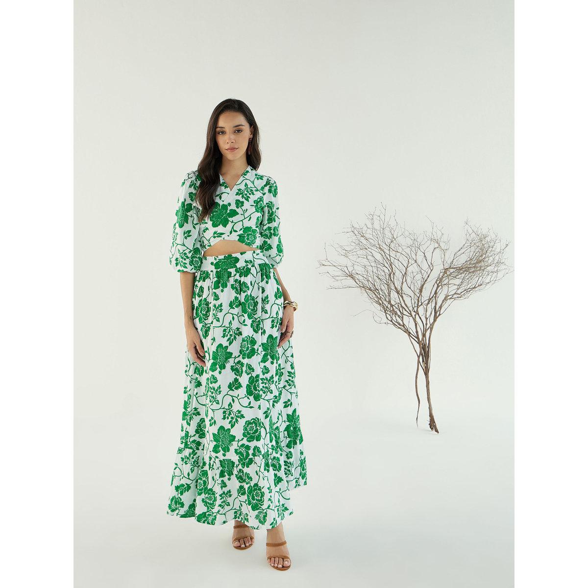 طقم منسق من بلوزة قصيرة وتنورة طويلة-women-clothing-coordsets-image-7