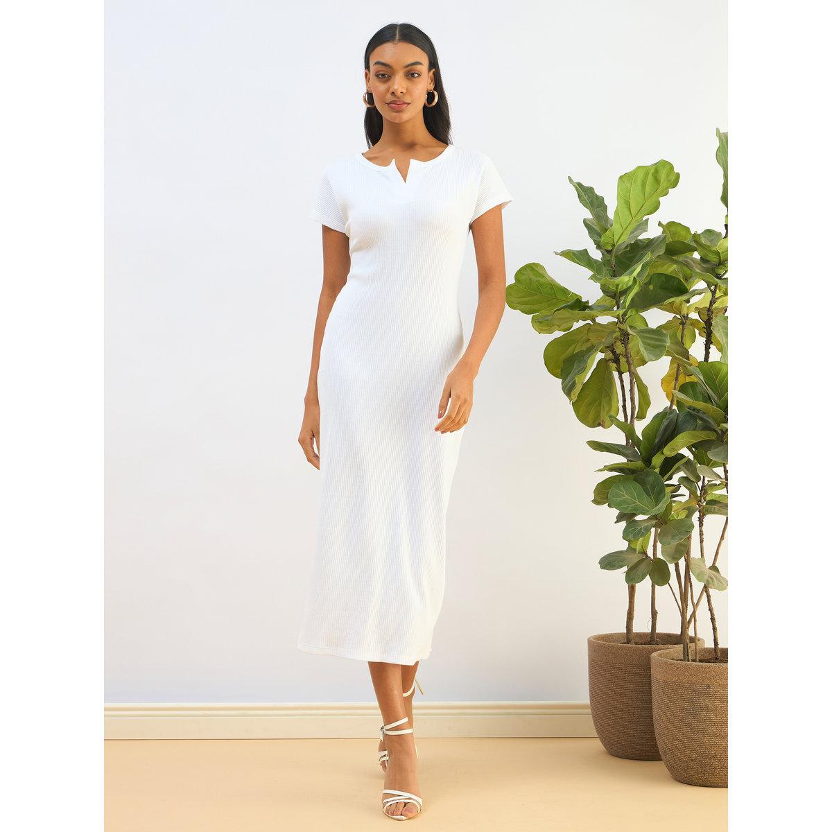 فستان ميدي ضيق بتفاصيل مُضلعة-women-clothing-dresses-image-6