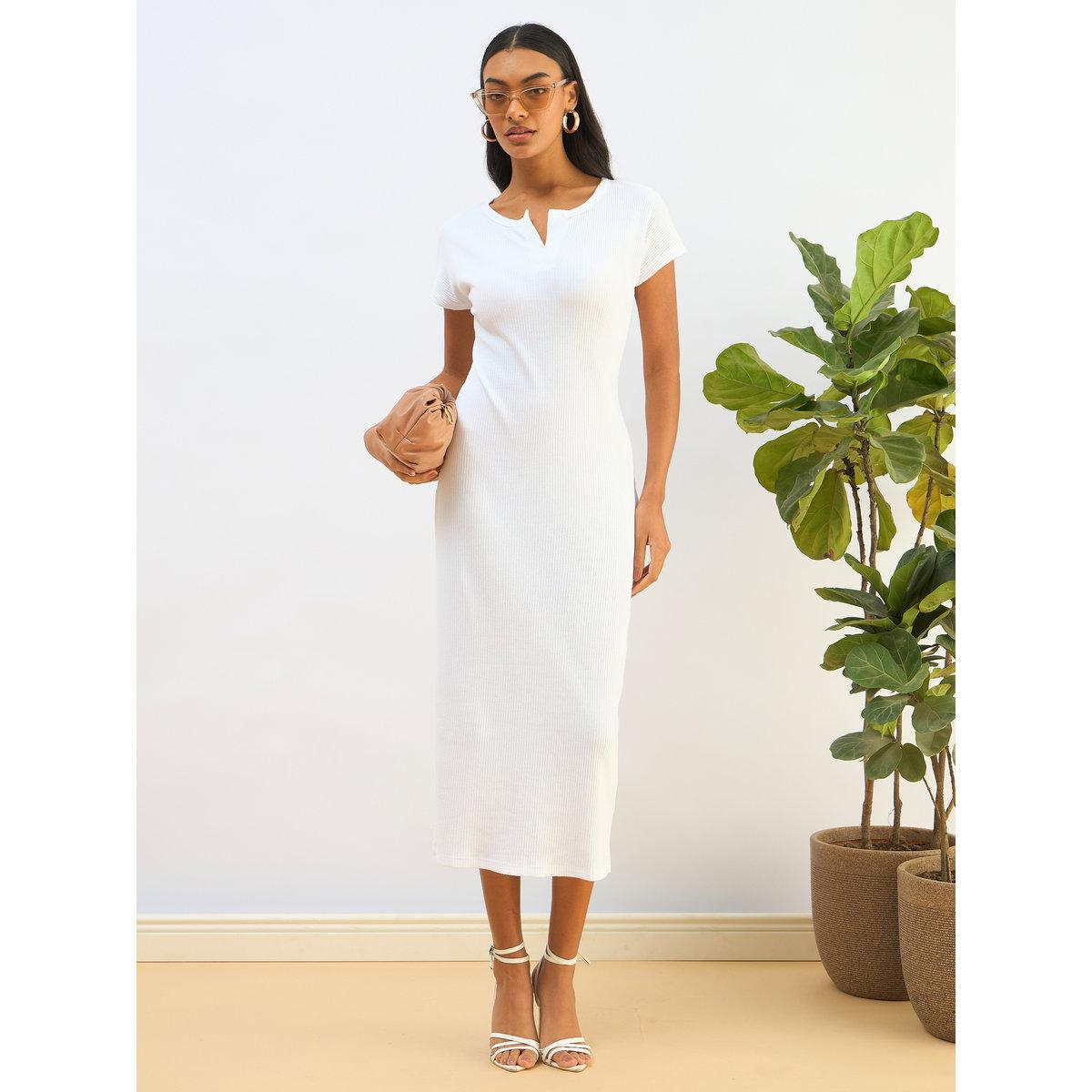فستان ميدي ضيق بتفاصيل مُضلعة-women-clothing-dresses-image-7