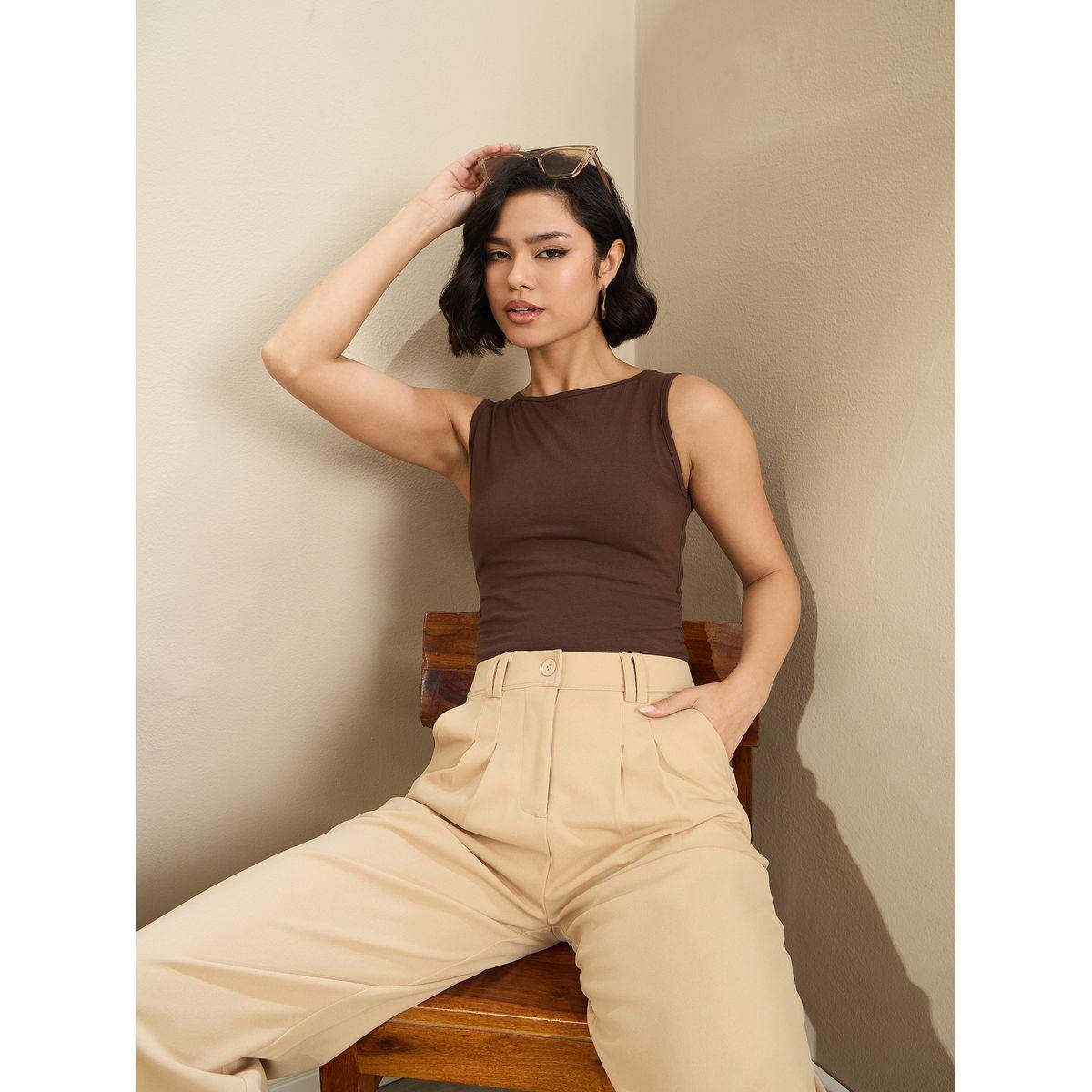 بلوزة قصيرة بدون أكمام بنسيج جيرسي-women-clothing-tshirts-image-2
