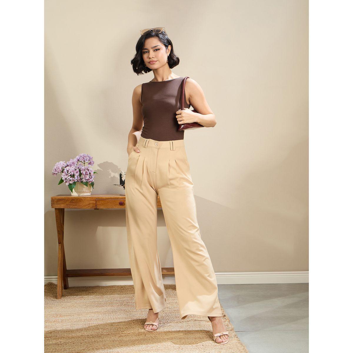 Sassafras Brown Jersey Sleeveless Crop Top-women-clothing-tshirts-image-7