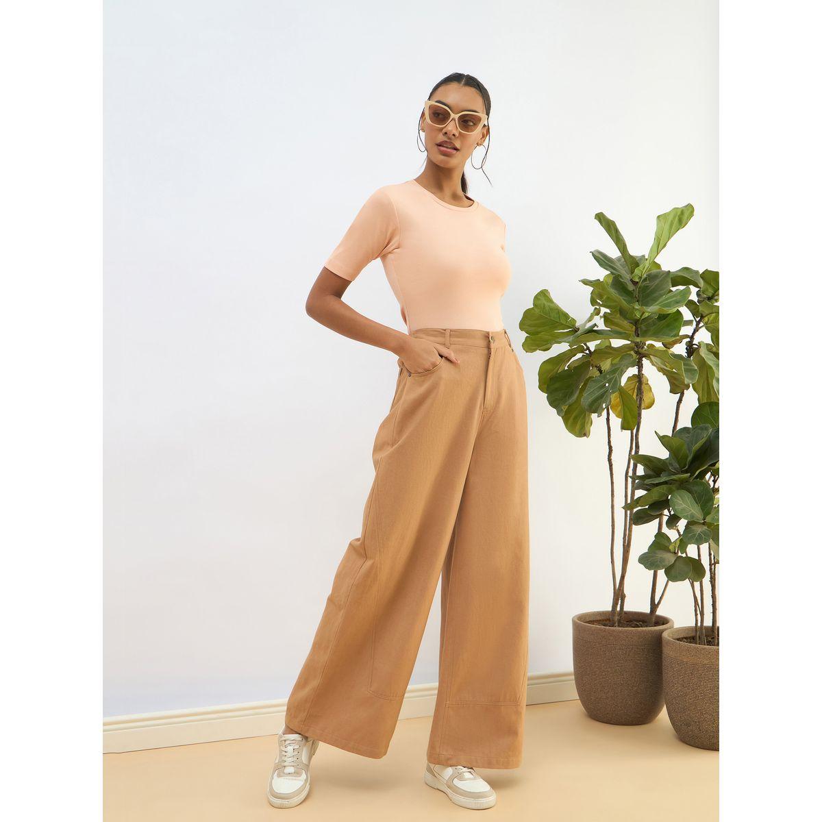 Sassafras Peach Ribbed Short Sleeves Top-women-clothing-shirtsandblouses-blouses-image-2