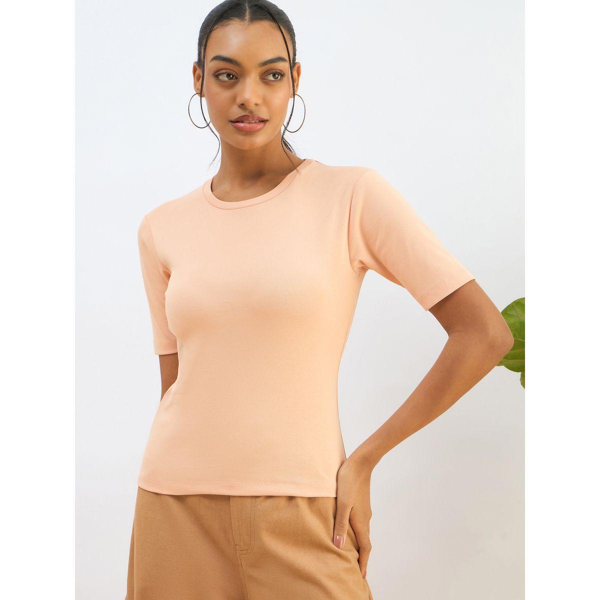 بلوزة مضلعة بأكمام قصيرة-women-clothing-shirtsandblouses-blouses-image-6