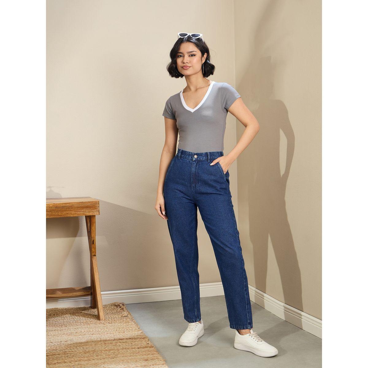 تيشيرت قصير بياقة عميقة-women-clothing-tshirts-image-2