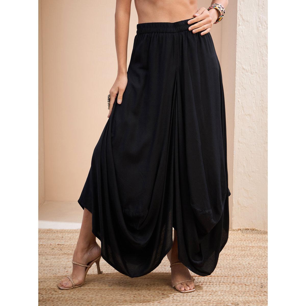 طقم من كورتا بتفاصيل مُطرزة وتنورة دوتي-women-clothing-ethnicwear-kurtasets-image-7