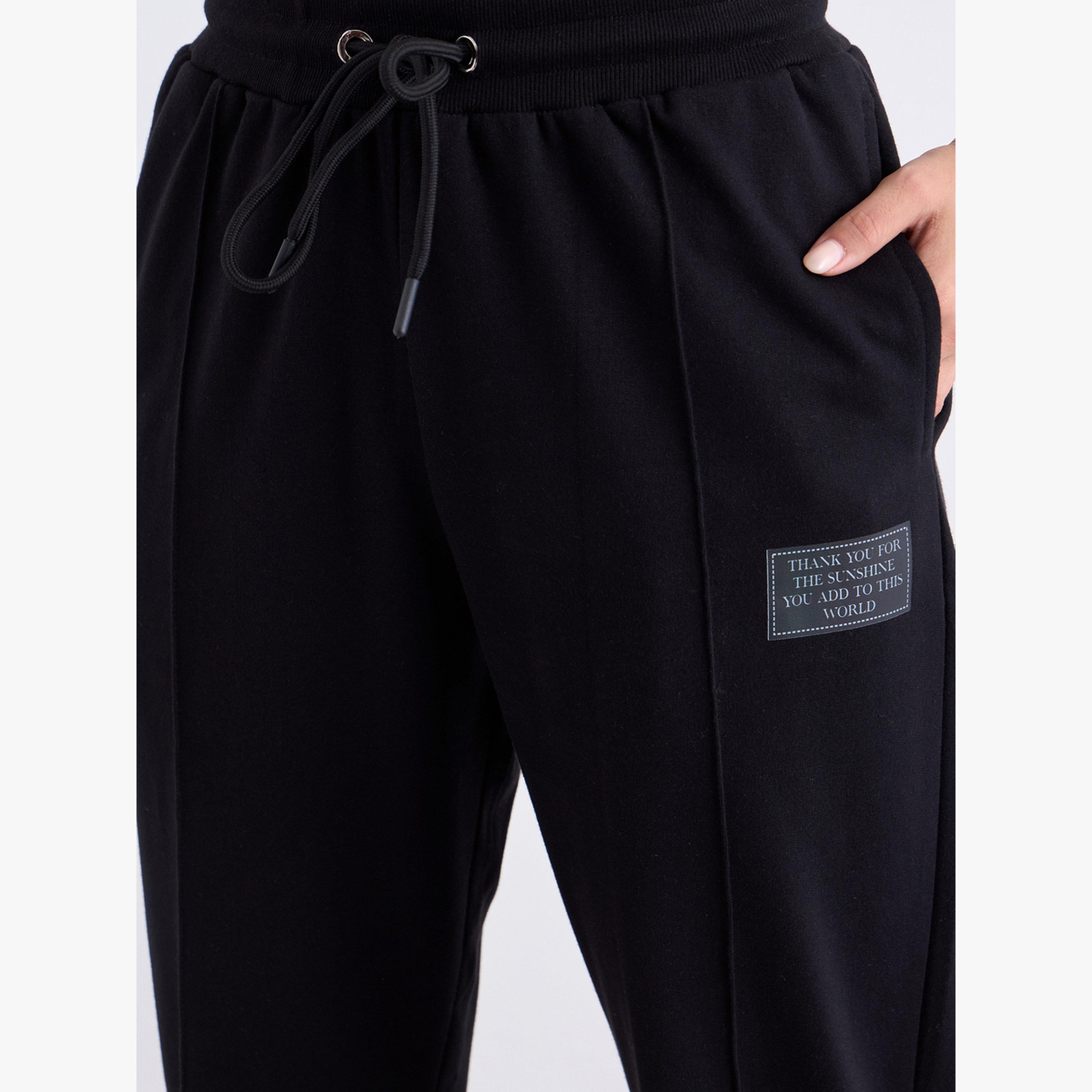 Styli Women Black Relaxed Fit Joggers-women-clothing-bottoms-joggers-image-5