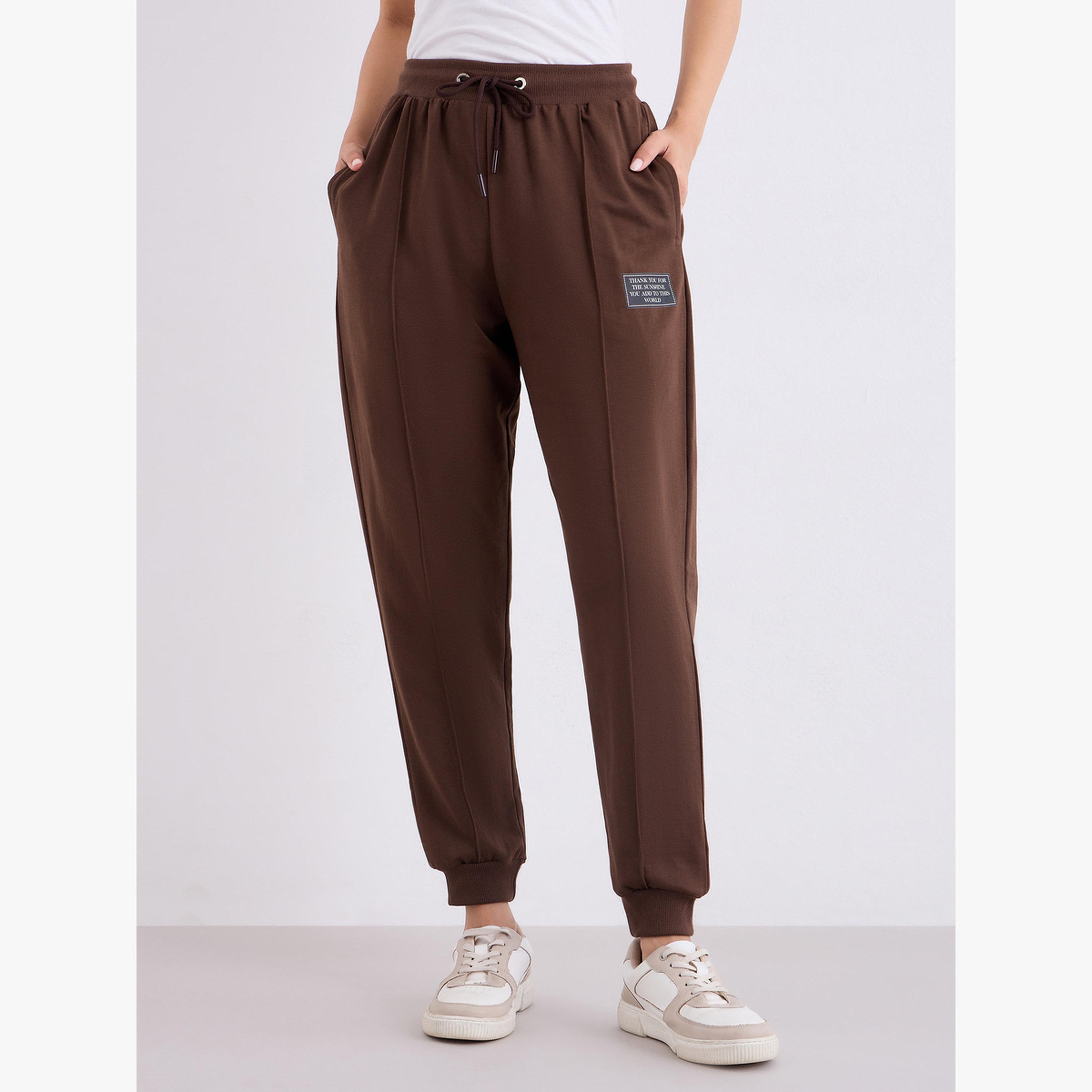 بنطال جوغر بقصة مريحة-women-clothing-bottoms-joggers-image-1