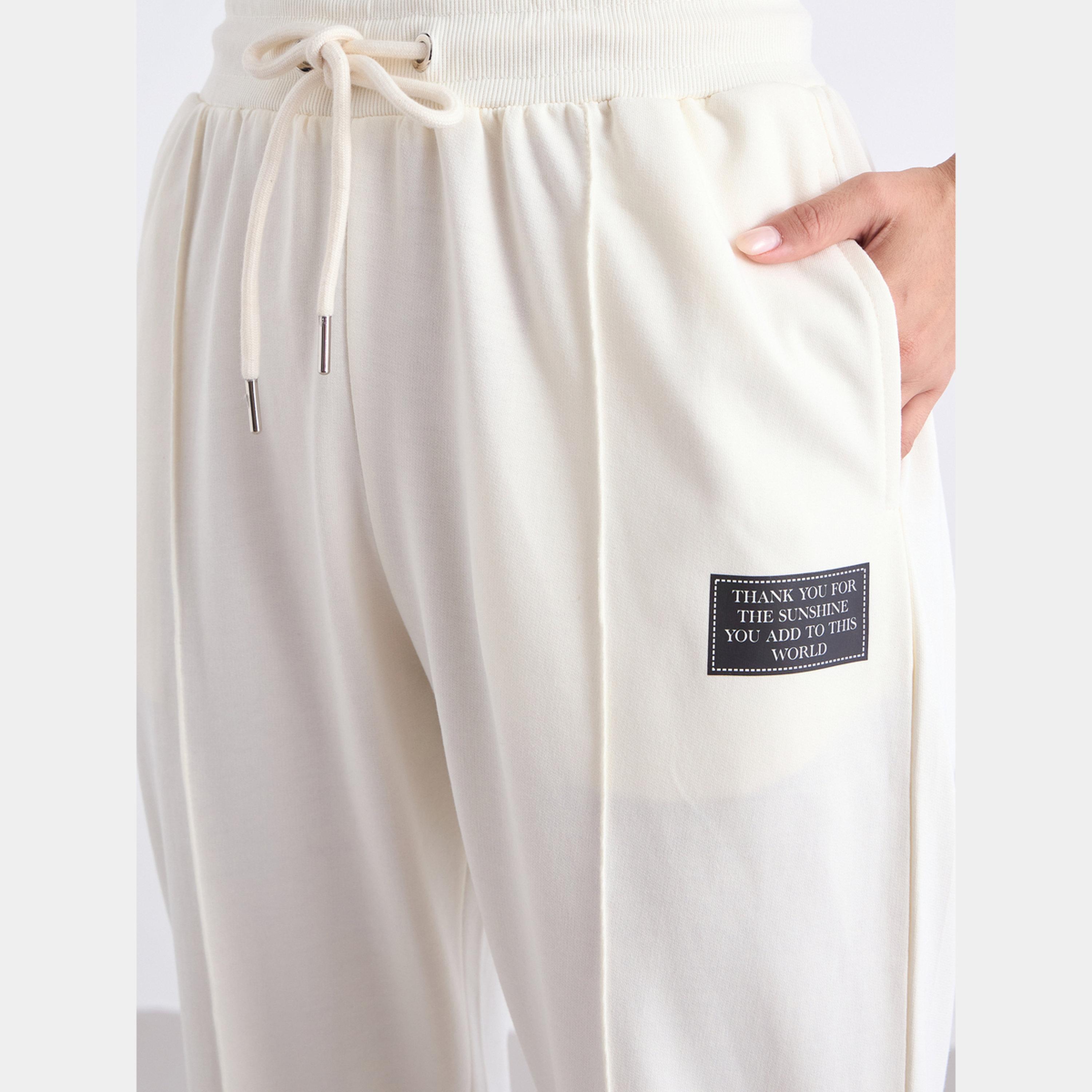 Styli Women Off-White Relaxed Fit Joggers-women-clothing-bottoms-joggers-image-4