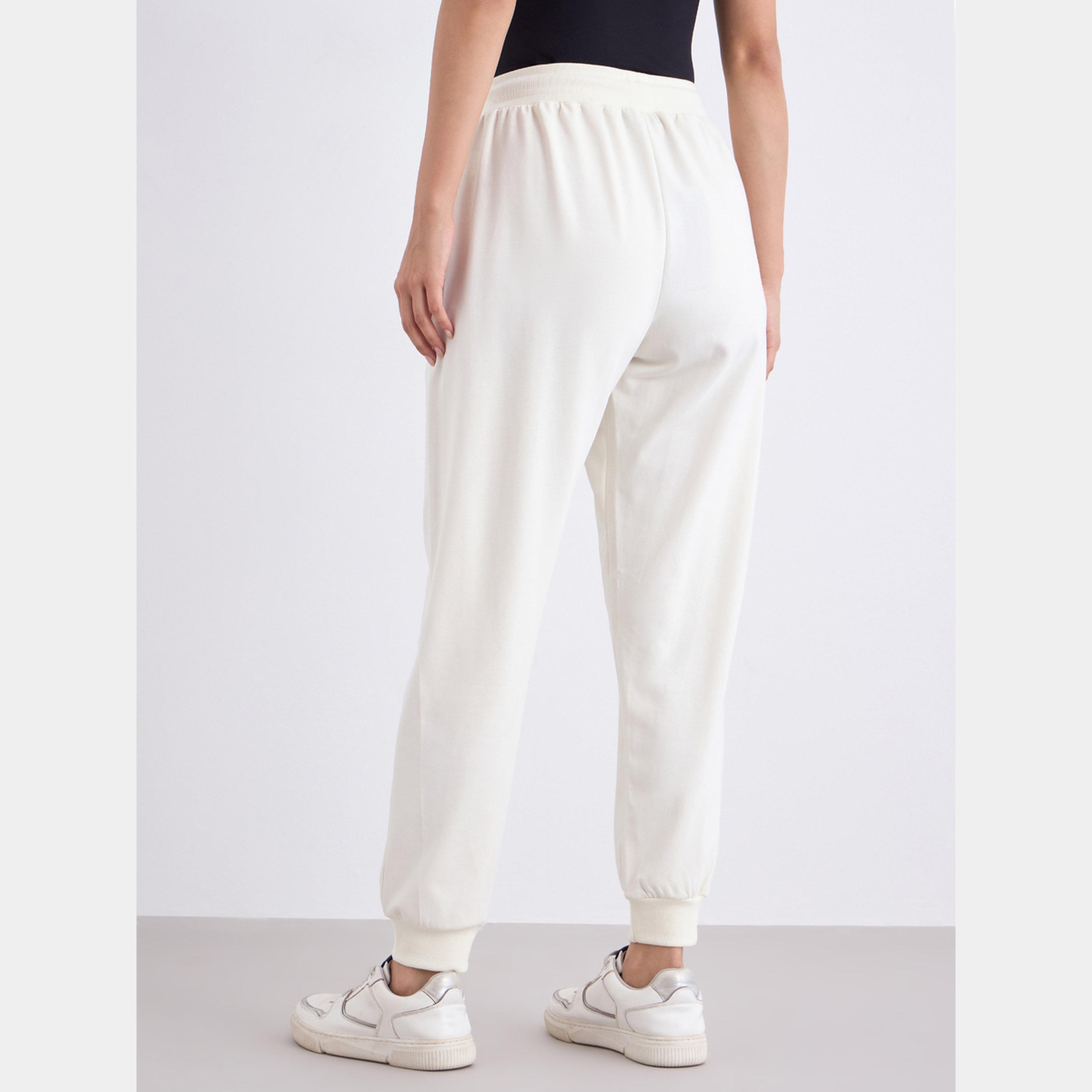 ستايلي - بنطال رياضي مريح للنساء باللون اوف وايت-women-clothing-bottoms-joggers-image-5