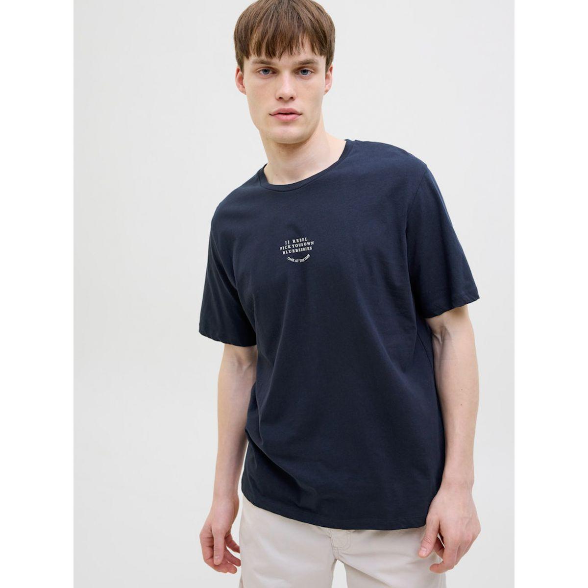 تيشيرت بياقة دائرية وطبعة جرافيك-men-clothing-tshirtsandpolos-tshirts-image-4