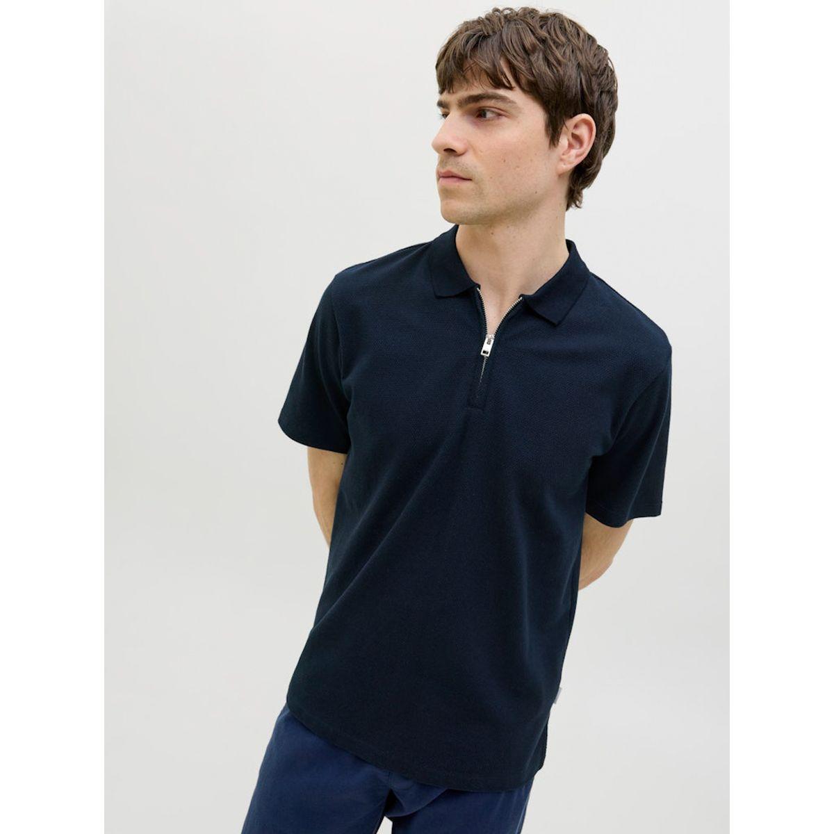 REBEL Regular Fit Half Zipped Polo T-Shirt-men-clothing-tshirtsandpolos-polos-image-2
