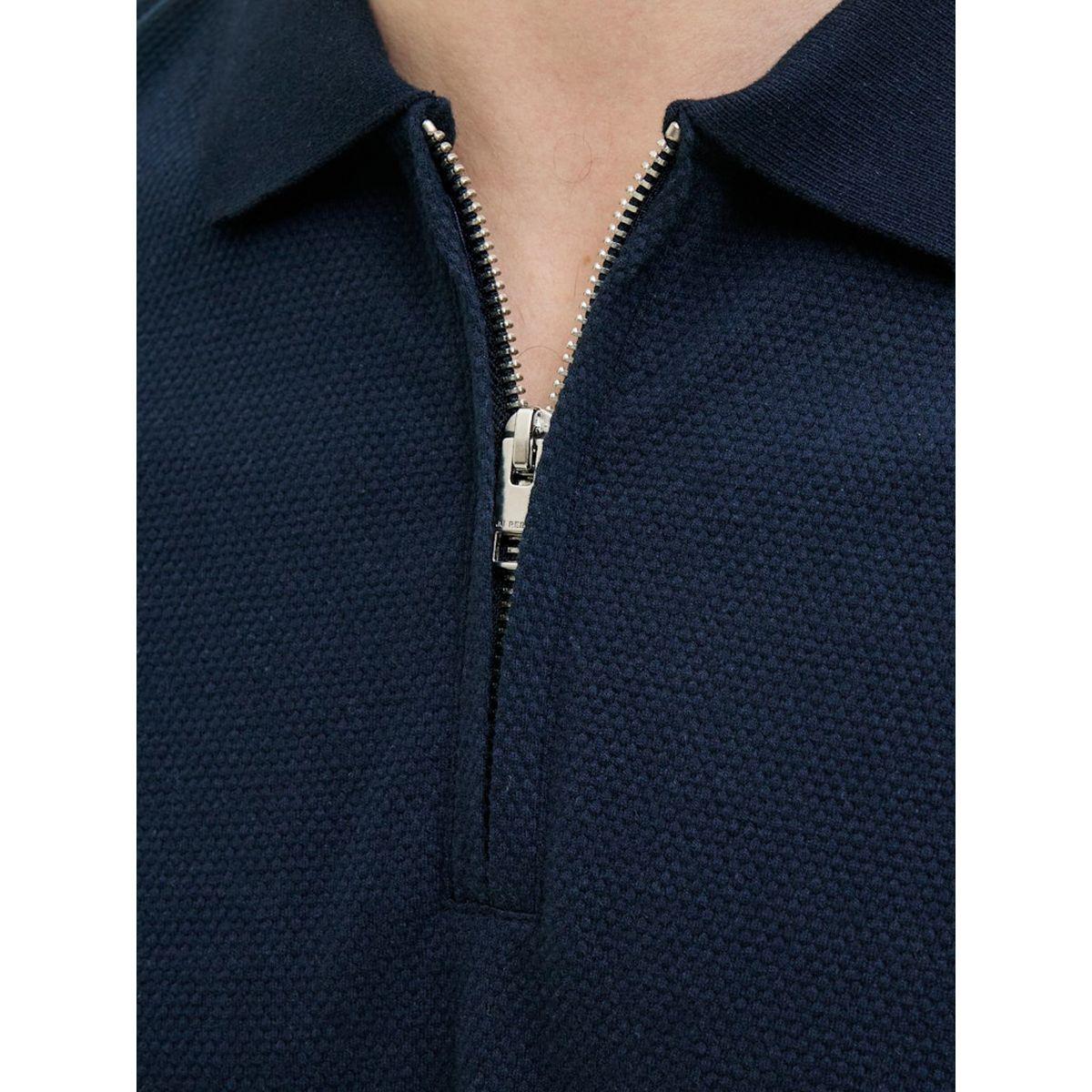 REBEL Regular Fit Half Zipped Polo T-Shirt-men-clothing-tshirtsandpolos-polos-image-5