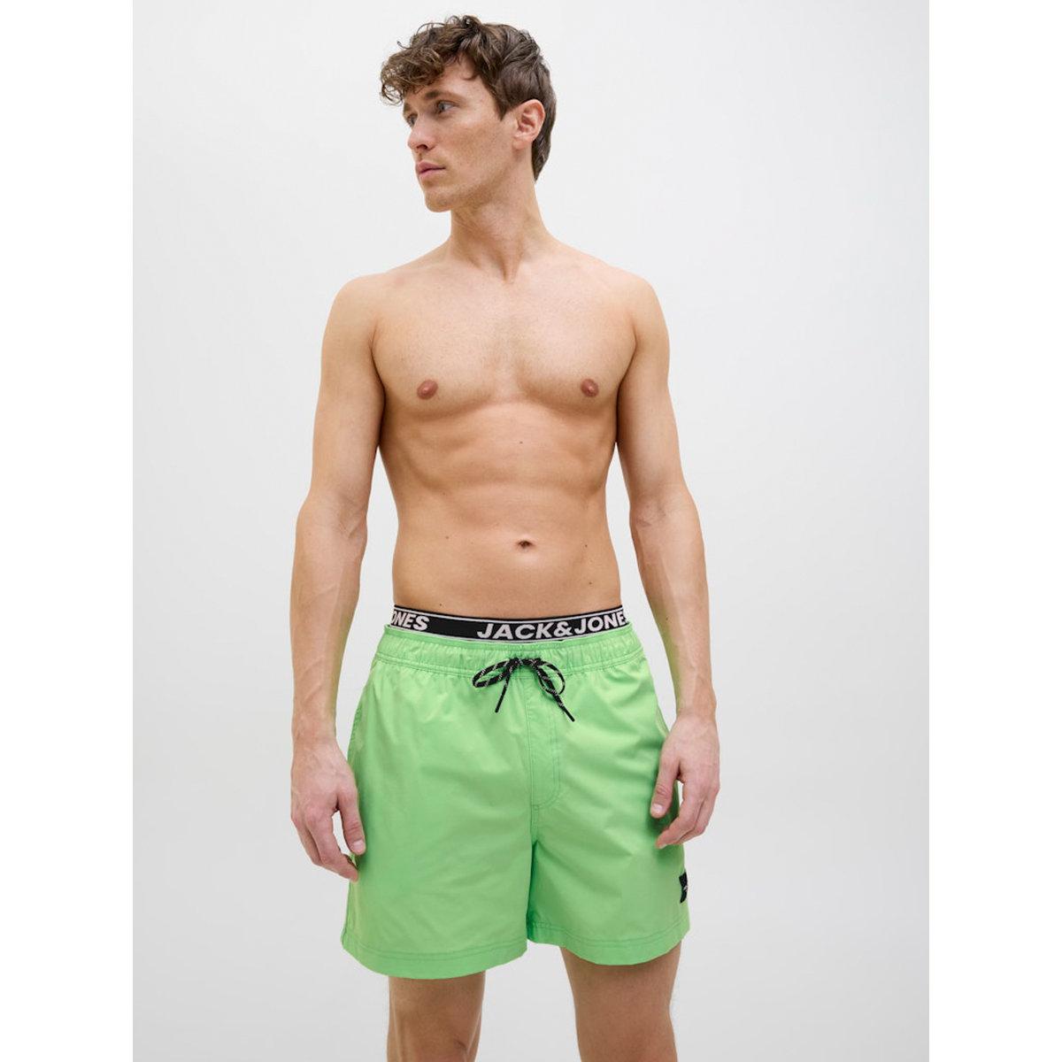 Jack & Jones Mid Rise Regular Fit Swim Shorts-men-clothing-bottoms-shorts-image-1