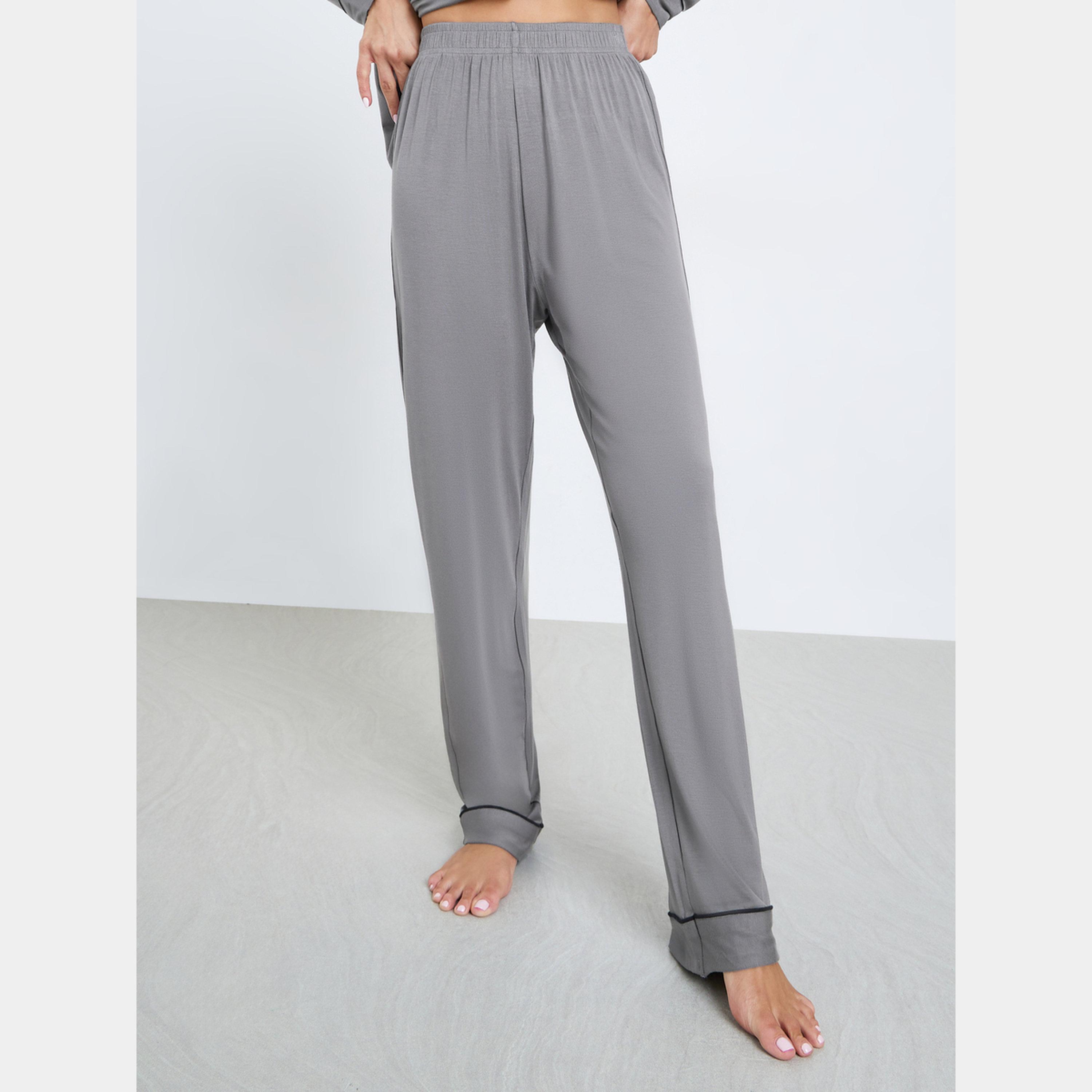 ستايلي - بيجاما قميص قماش مودال بأزرار-women-clothing-nightwear-pyjamas-longsets-image-3