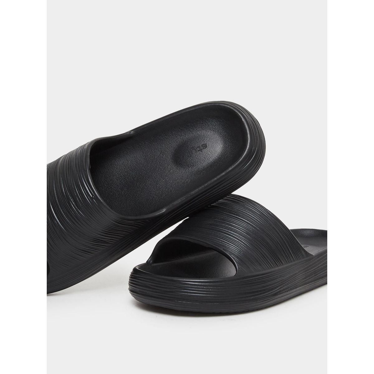 Styli Women Black Basic Slides-women-shoes-flipflopsandslides-image-3