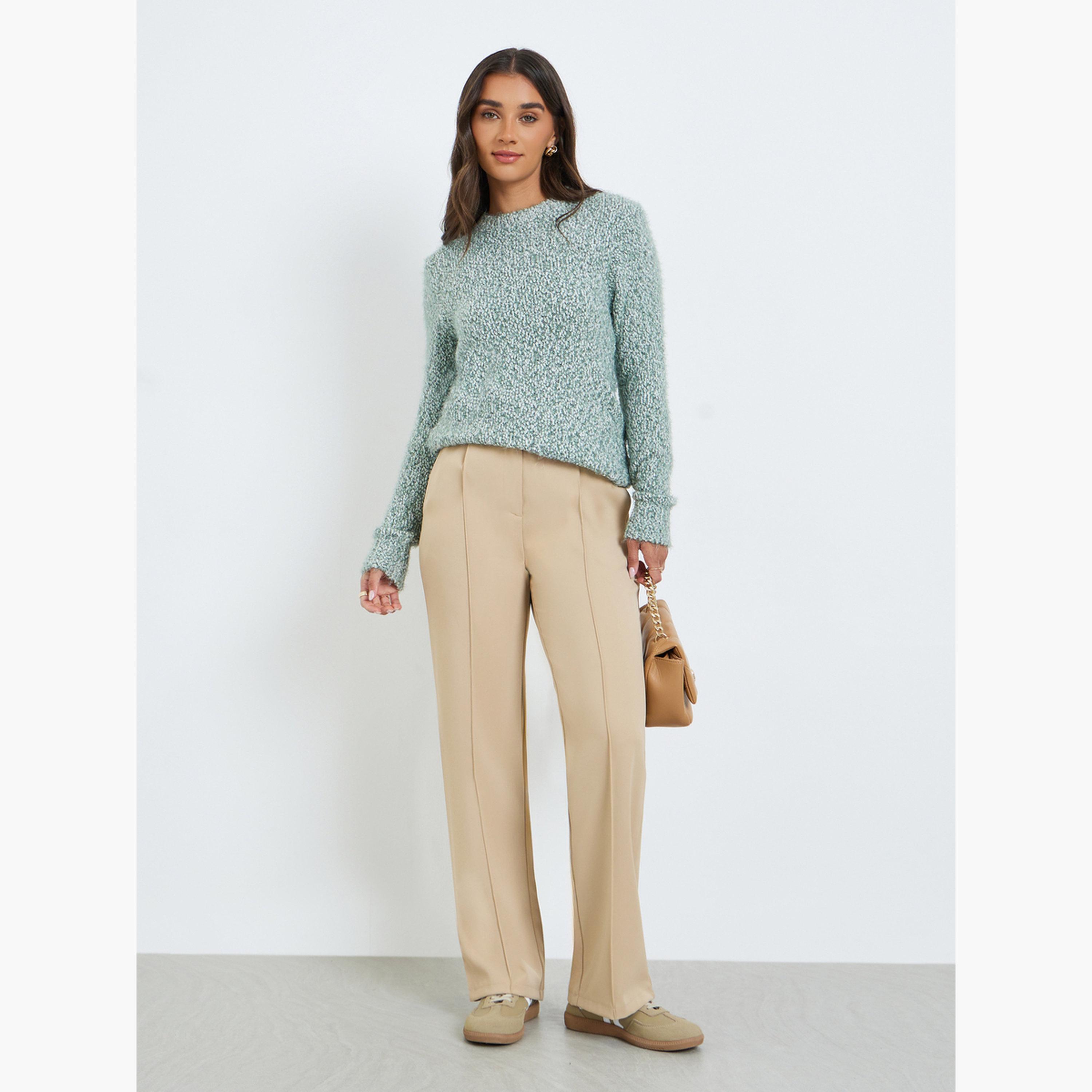 سويتر محبوك بتفاصيل بارزة الملمس-women-clothing-cardigansandjumpers-jumpers-image-4