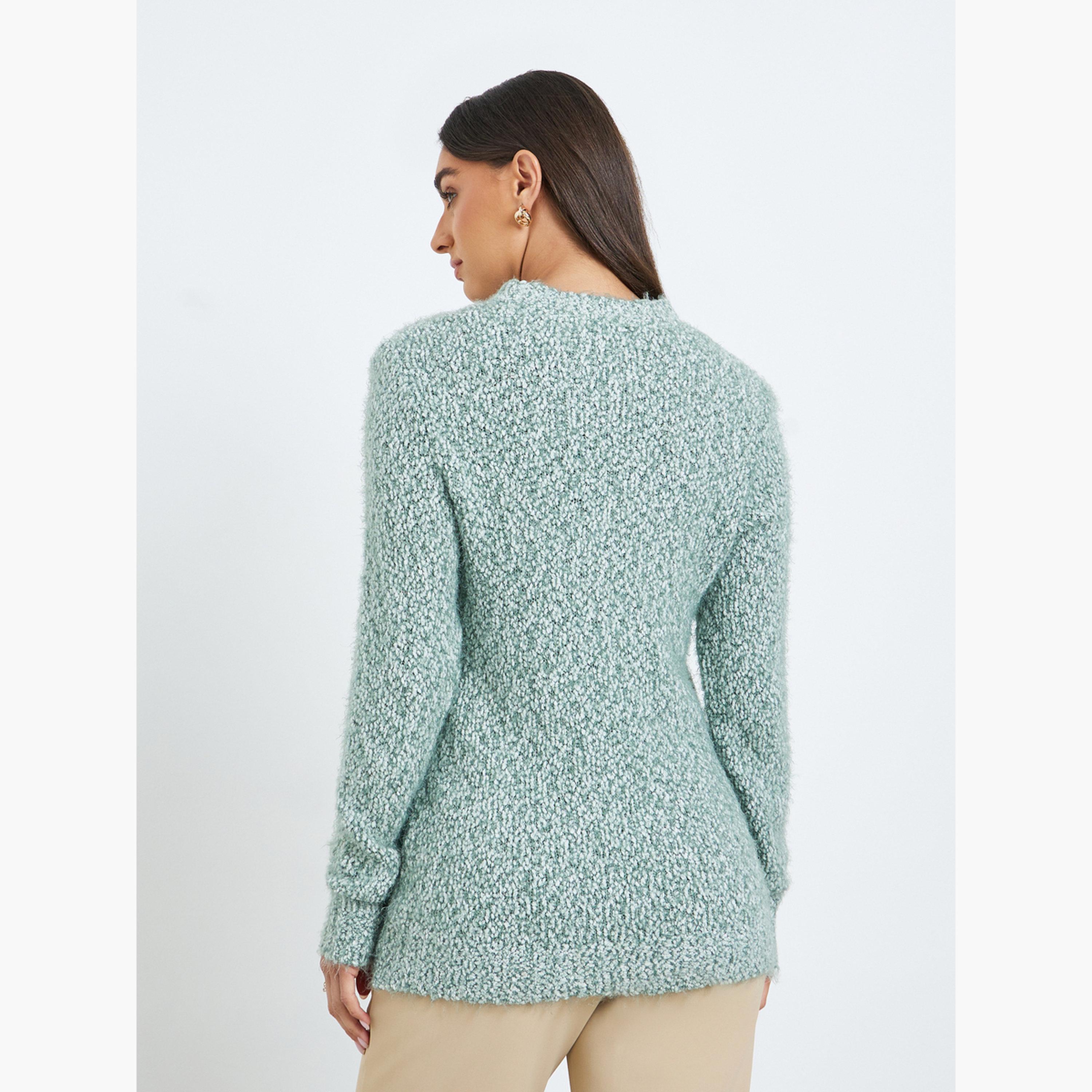 سويتر محبوك بتفاصيل بارزة الملمس-women-clothing-cardigansandjumpers-jumpers-image-5