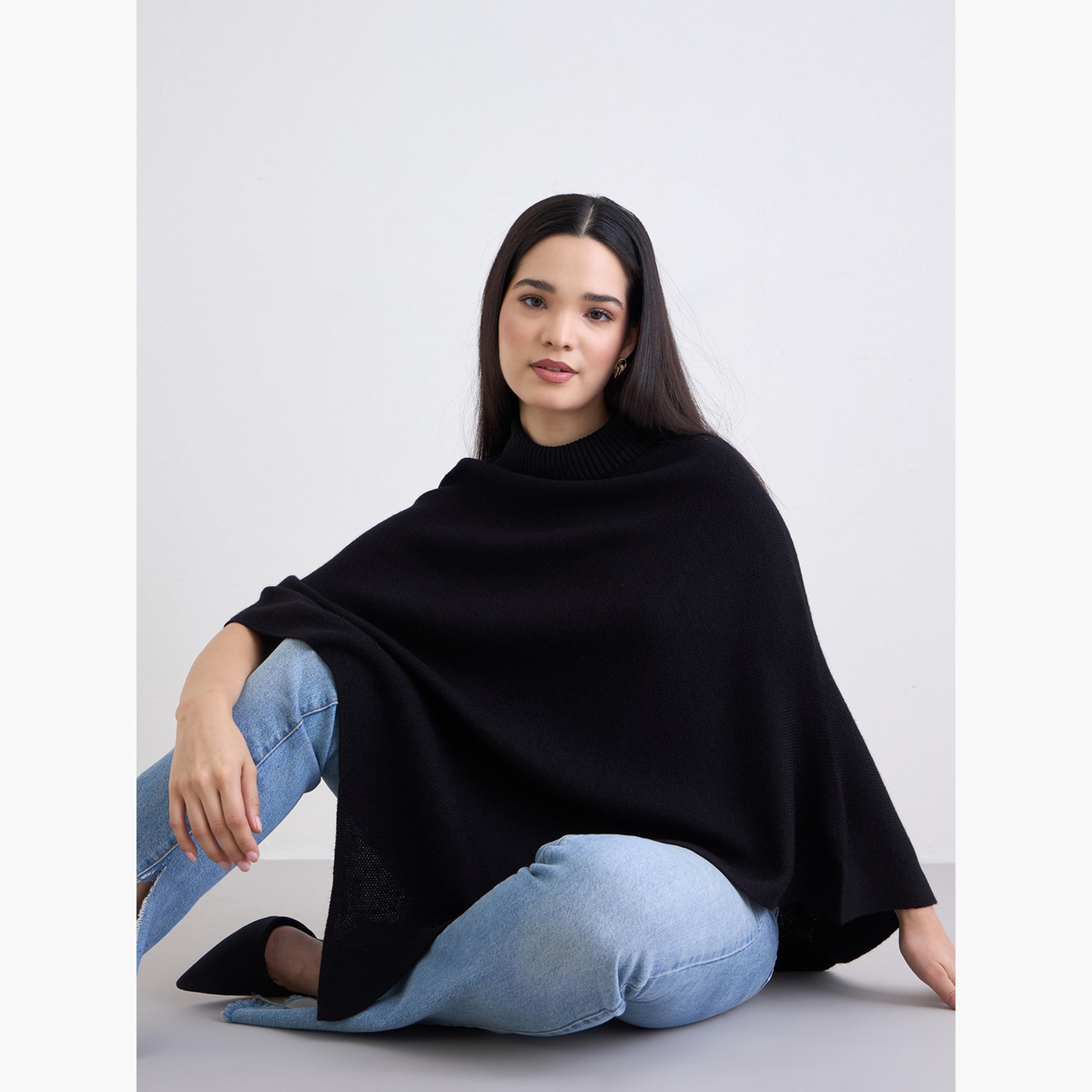 ستايلي - سترة حجم كبير برقبة عالية-women-clothing-cardigansandjumpers-jumpers-image-3