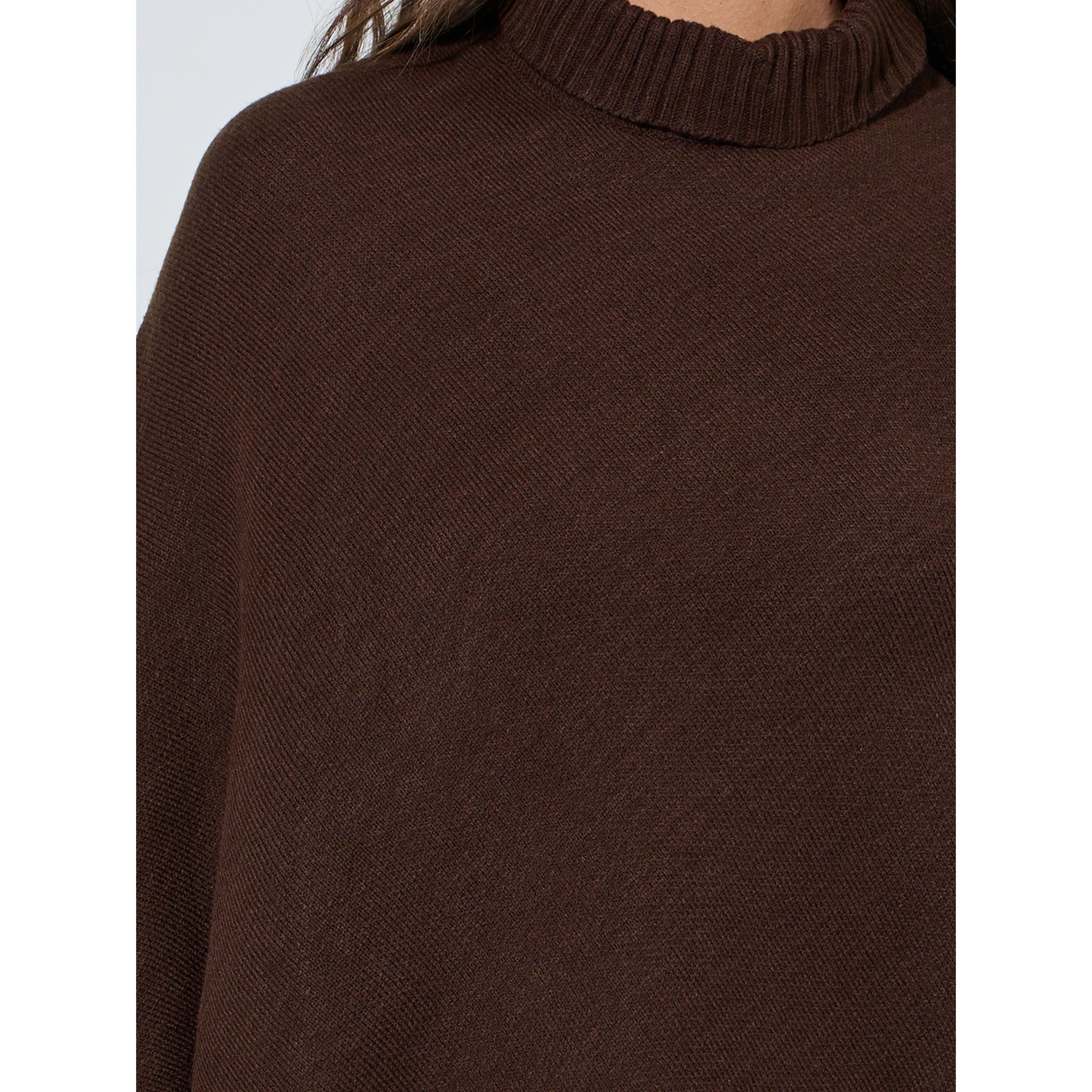 Styli Oversized High Neck Cape Sweater-women-winterwear-cardigansandjumpers-jumpers-image-5