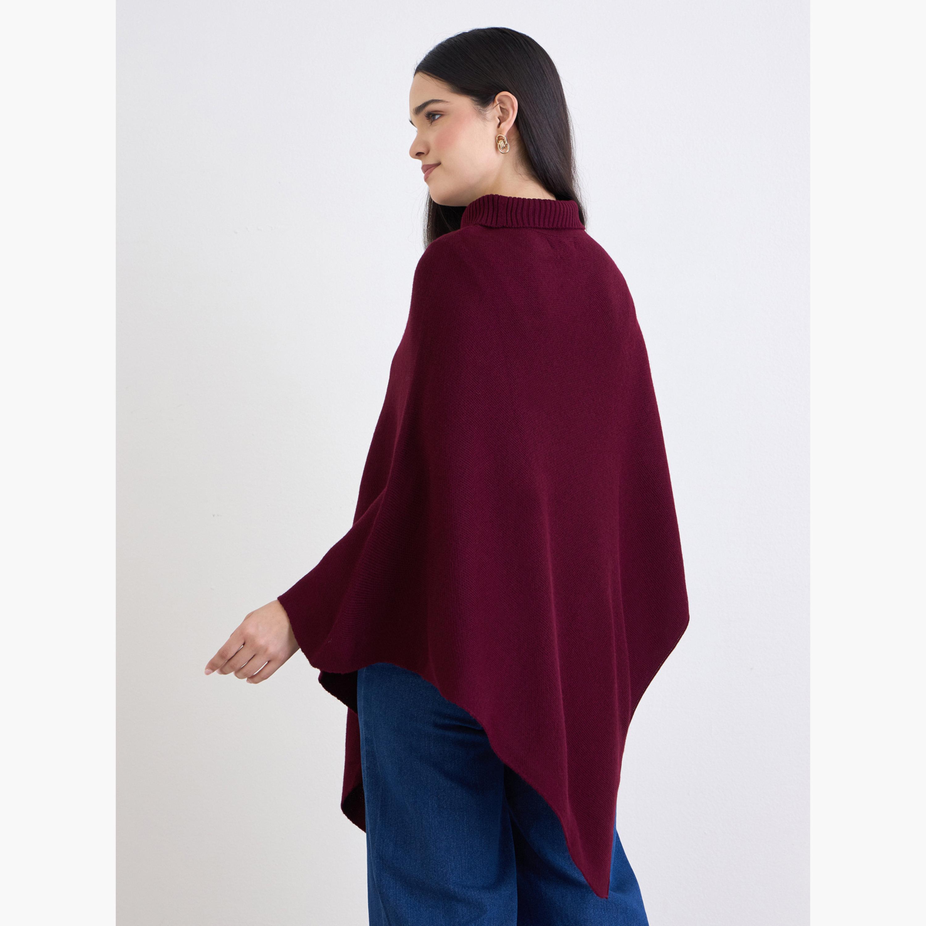 Styli Oversized High Neck Cape Sweater-women-clothing-cardigansandjumpers-jumpers-image-5