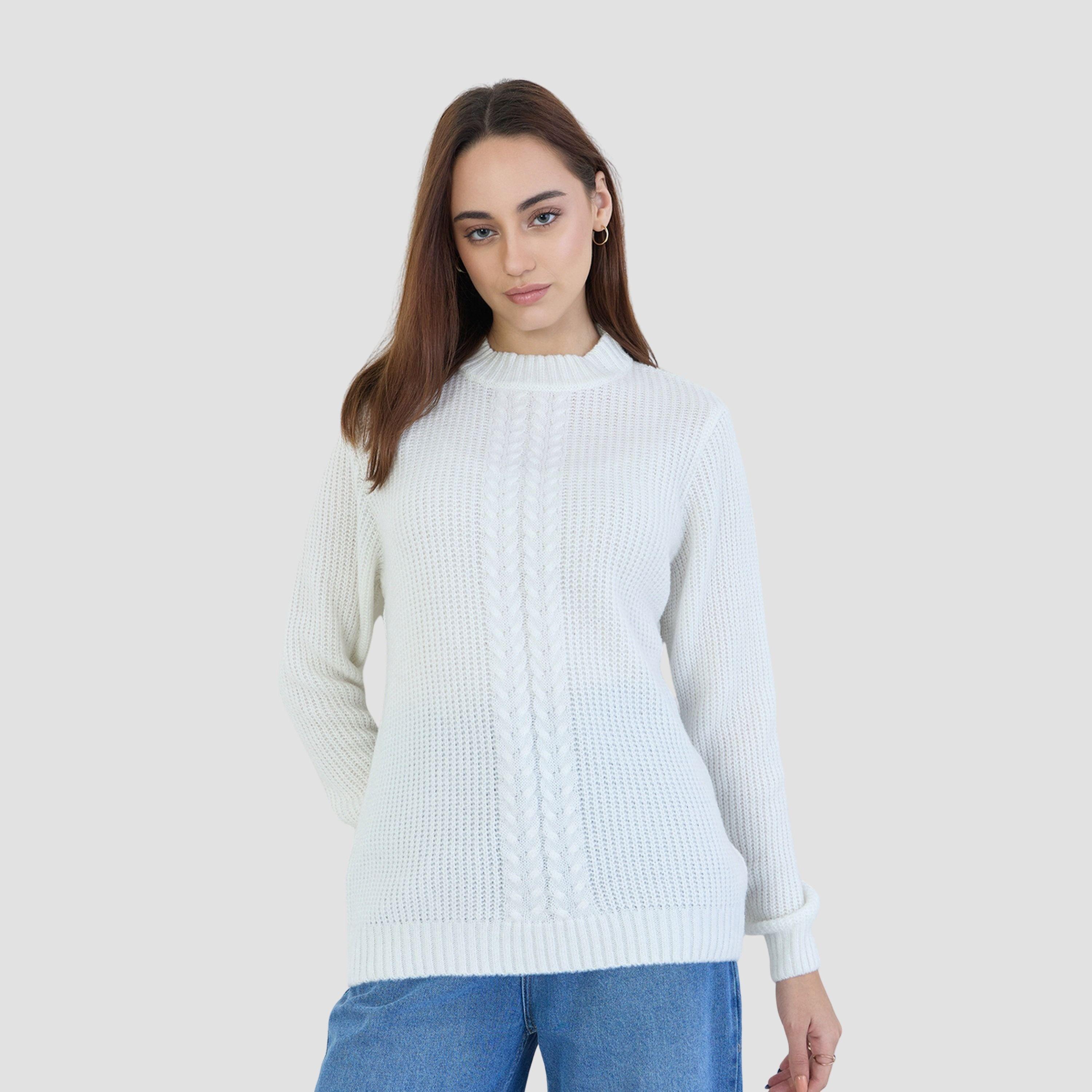 ستايلي - سترة كريمية محبوكة للنساء -women-clothing-cardigansandjumpers-jumpers-image-5
