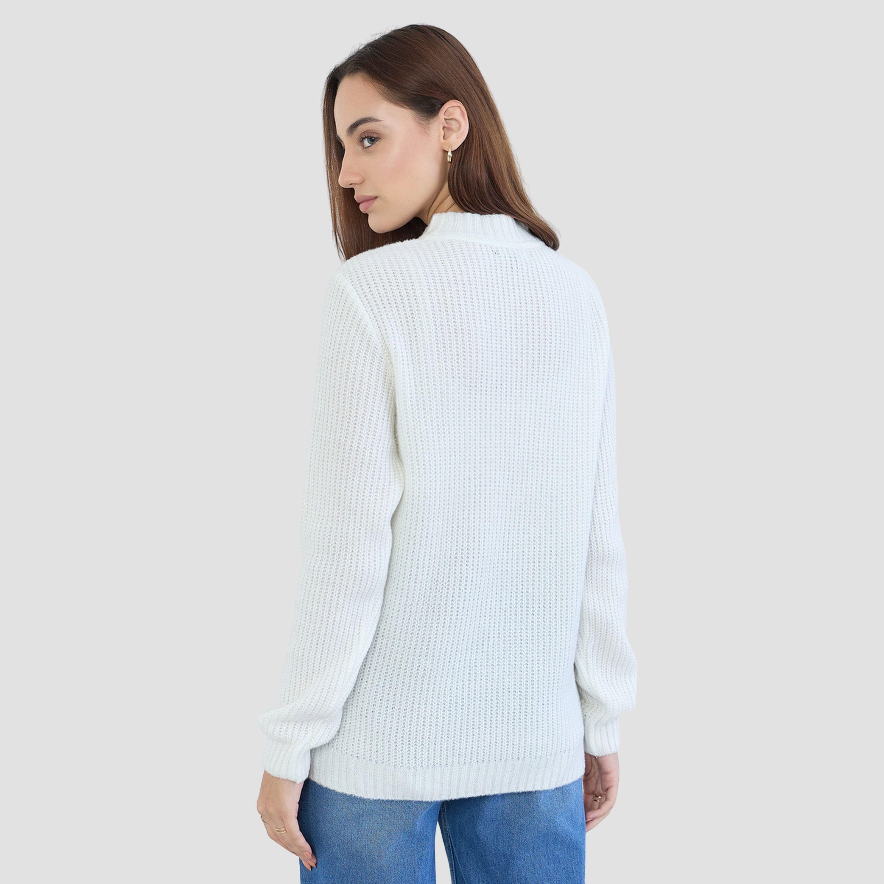 ستايلي - سترة كريمية محبوكة للنساء -women-clothing-cardigansandjumpers-jumpers-image-1