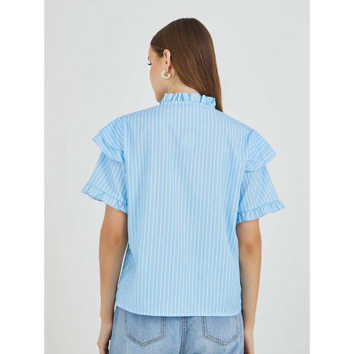 بلوزة مخططة بتفاصيل كشكش-women-clothing-shirtsandblouses-shirts-image-4