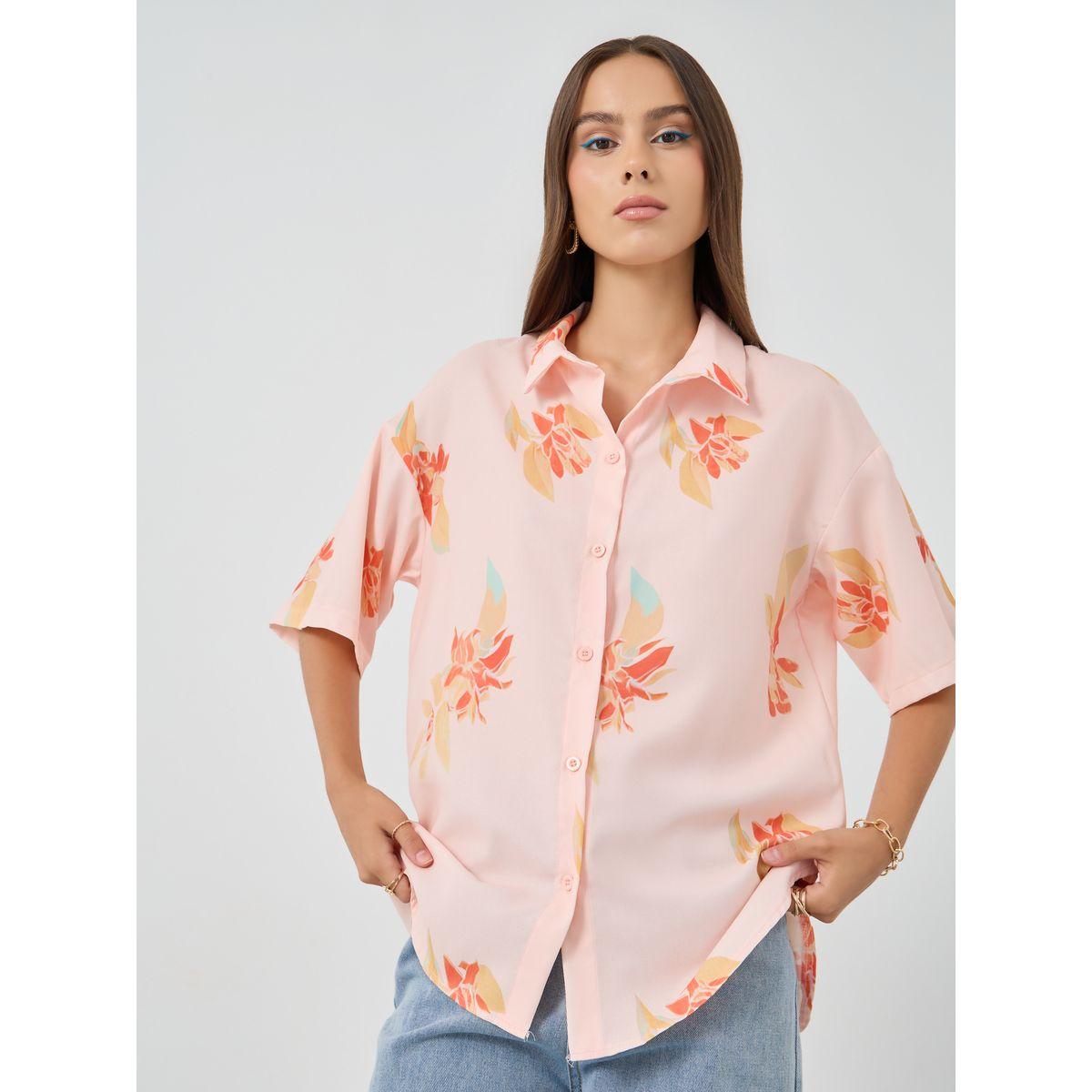 Styli Printed Short Sleeve Oversized Shirt-women-clothing-shirtsandblouses-shirts-image-3