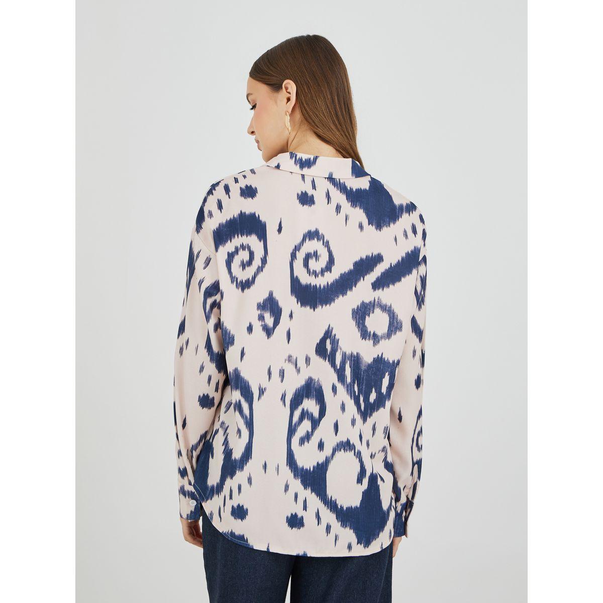 Styli Printed Spread Collar Oversized Shirt-women-clothing-shirtsandblouses-shirts-image-4